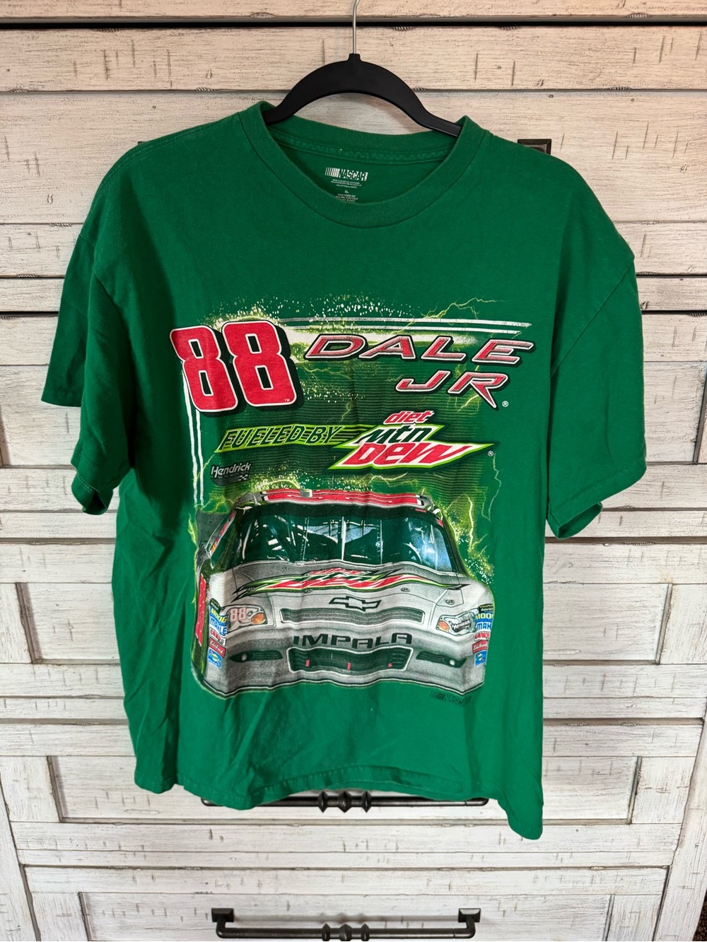 Nascar Green Graphic Logo Tee